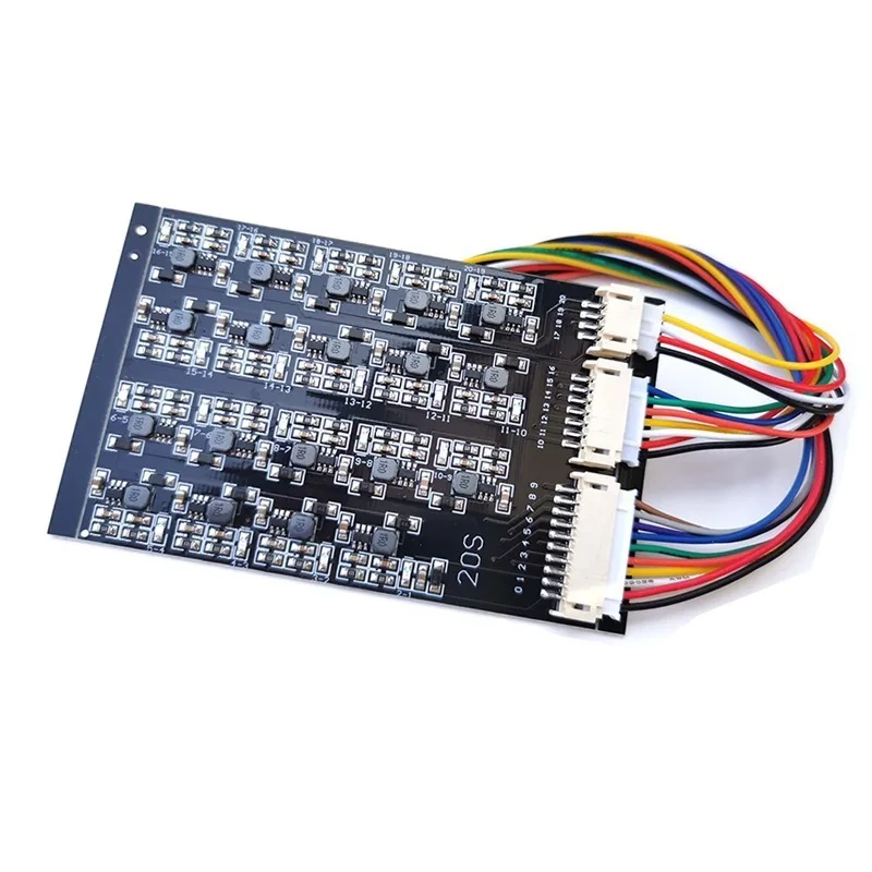 

3S 4S 6S 8S 13S 17S 20S 24S Li-ion Lifepo4 LTO Lithium Battery Active Equalizer Balancer Board Balance Capacitor BMS