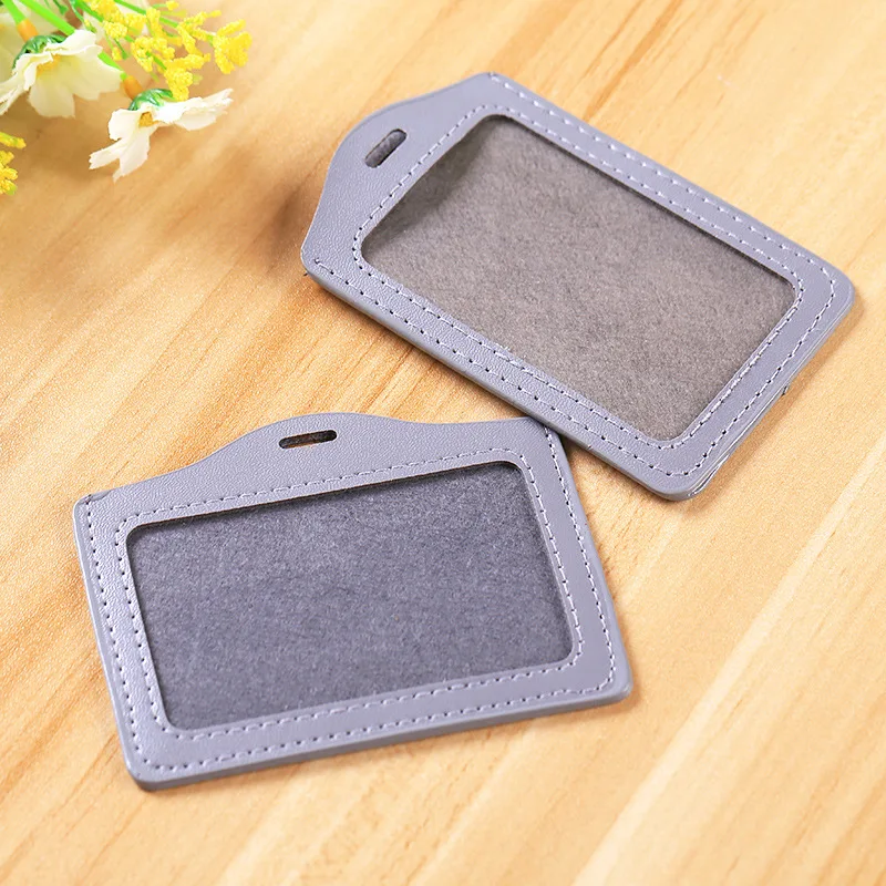 fashion men women credit card holders pu leather business card case student badge bus id card holder cards cover case organizer free global shipping
