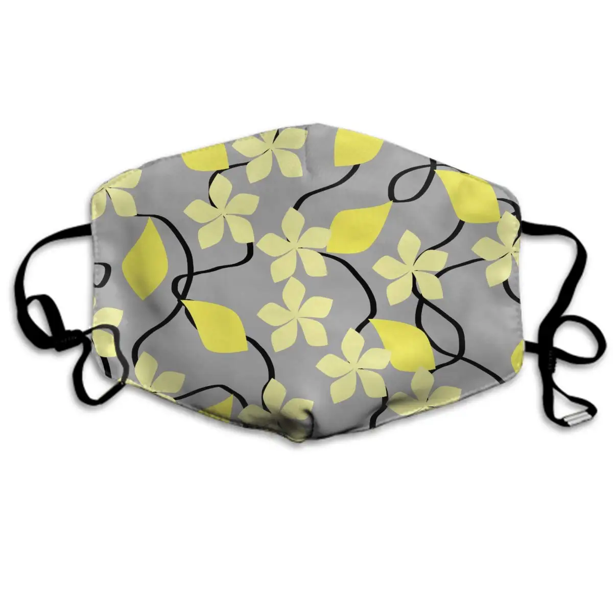 

Зимняя Скандинавская теплая, удобная двухслойная серая, желтая, серая Цветочная маска против пыли для лица, маска для рта для взрослых и под...