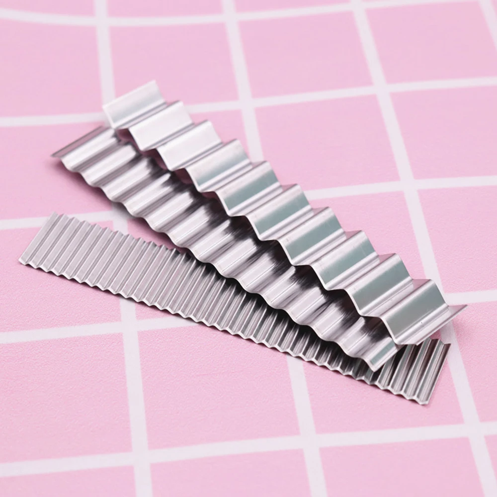 

3pcs/set 11cm/3.4inch Silver Stainless Steel Clay Cutter Pottery Flexible Wavy Blade Ceramic Tools DIY Craft Art Sculpting Tools