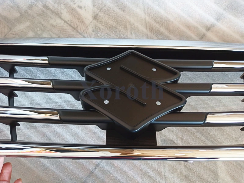 Подлинная OEM Авто Передняя полугальваническая хромированная решетка ABS, накладка радиатора для Suzuki S-cross