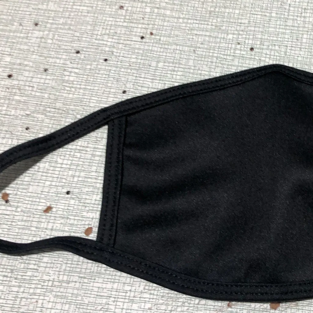 6 шт. унисекс черная маска Для Лица многоразовая Пылезащитная ветрозащитная