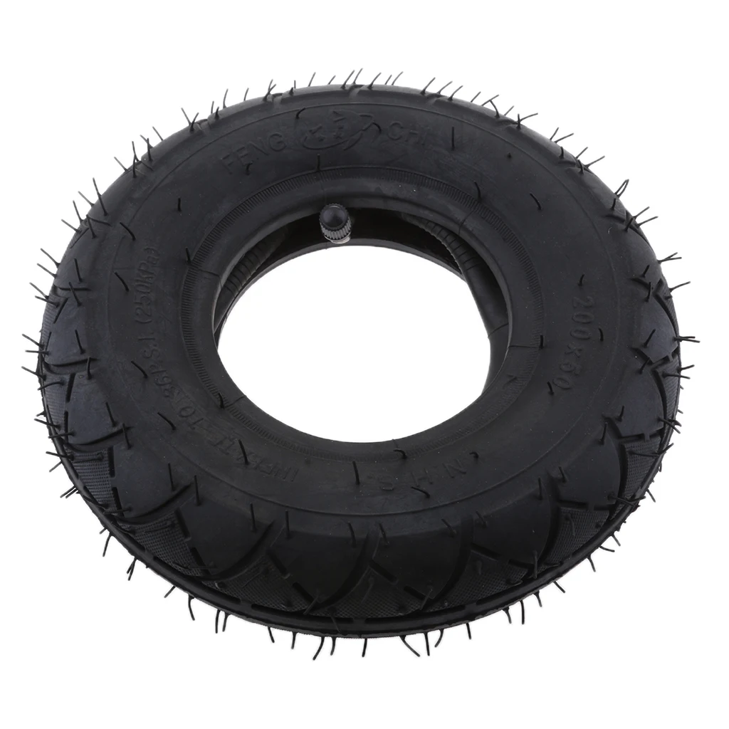

200 X 50 Tire Inner Tube Bent Valve For 8"x 2" E100 E200 Buggy