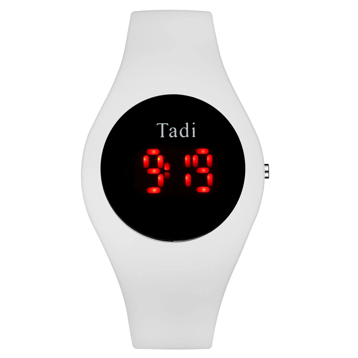 

2021 New Cool Candy Color Jelly Silicone Watch Student Minimalist Trend LED Electronic Watch Hot Sale Watch orange watch