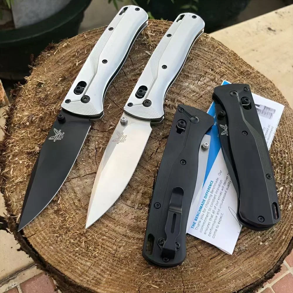 

New Benchmade 535 Folding Knife Aluminum Handle M390 Blade Outdoor Camping Safety Defense Pocket Military Knives