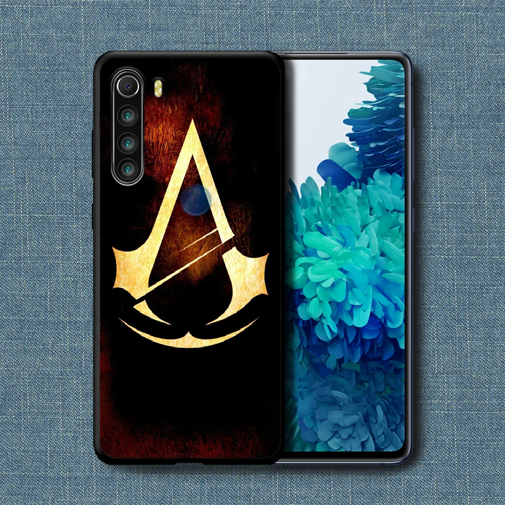 

Assassins Game Creeds Phone Case For Xiaomi Redmi Note 7 8 8T 9 9S 4X 7 7A 9A K30 Pro Ultra black Cover 3D Shell Silicone