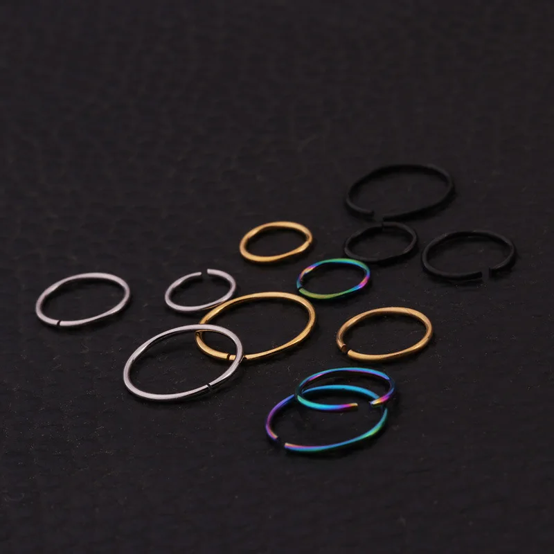 Кольцо для бровей из нержавеющей стали ювелирное украшение пирсинга губ носа