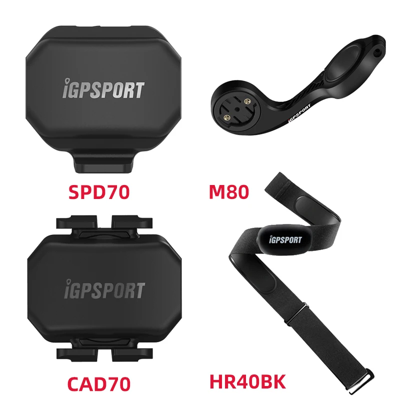 IGPSPORT Bicycle Computer Strava Ant+ SPD61 C61 Sensor HR40 HR60 Arm Heart Rate S60 S80 Holder Wireless Bike GPS Speedometer | Спорт и