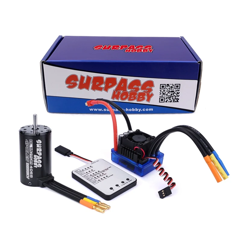 

Racerstar 4068 Motor Brushless Waterproof Sensorless 1/8 RC Car Part 2650/2050/1900/1700KV