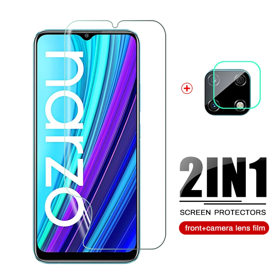 

For OPPO Narzo 30A Soft Hydrogel Film Camera Lens Protective For Realmy Realmi Realme8 8 8Pro C21 C 21 30 A Phone Film Not Glass