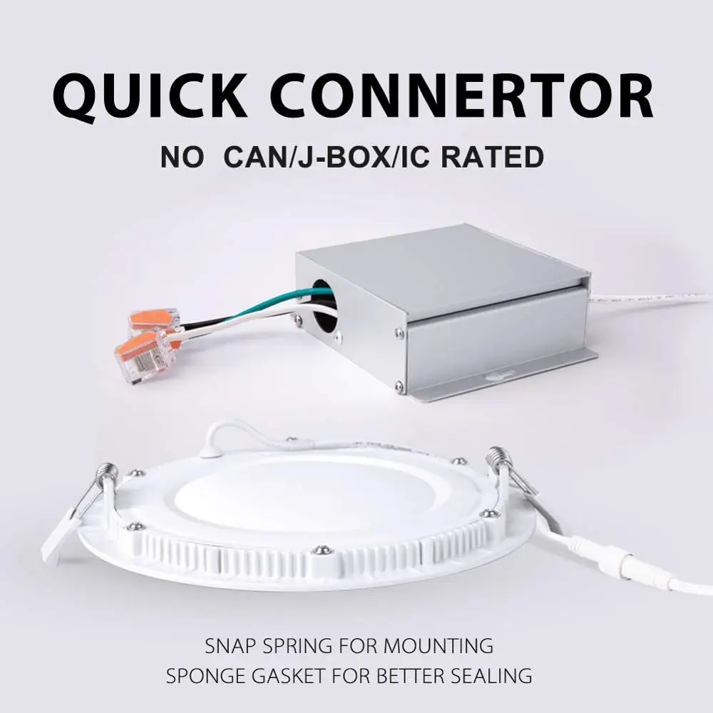 Ультратонкий встраиваемый потолочный светильник 6 дюймов 2700 5000K 12 5 Вт 850