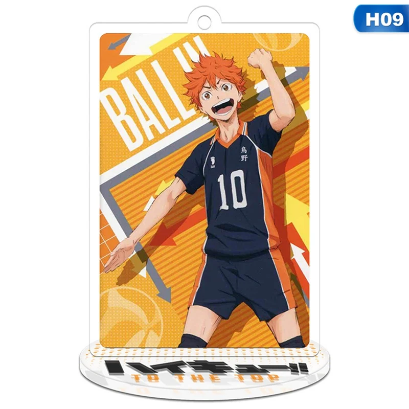 Kawaii and Cute 9cm Anime Haikyuu!! Acrylic Figures Models Desk Stand Toy Action Activity Ornaments Decor | Канцтовары для офиса и