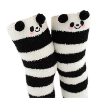 japanese mori girl animal modeling knee socks striped cute lovely kawaii cozy long thigh high socks compression winter warm sock