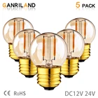 Светодиодная лампа GANRILAND E27, 12 В, 24 В, 1 Вт, Е14, дневсветильник, белый, низкое напряжение, Е12, Е14 светодиодный светодиодная лампа, освесветильник для дома, локомотива