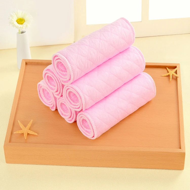 Цветные трехслойные Экологичные хлопковые детские подгузники впитывающие влагу