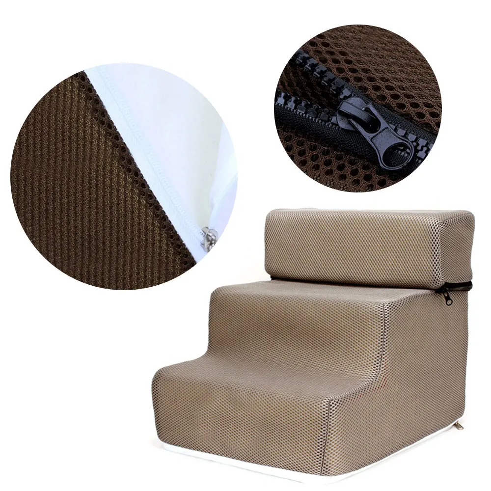 Спальная кровать для домашних животных лестница 2/3 ступени съемный нескользящий