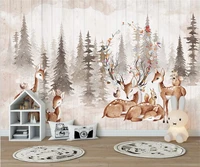 forest retro elk animals wallpaper bedroom room wallpapers for living room tv background wall paper home decoration %d1%84%d0%be%d1%82%d0%be%d0%be%d0%b1%d0%be%d0%b8