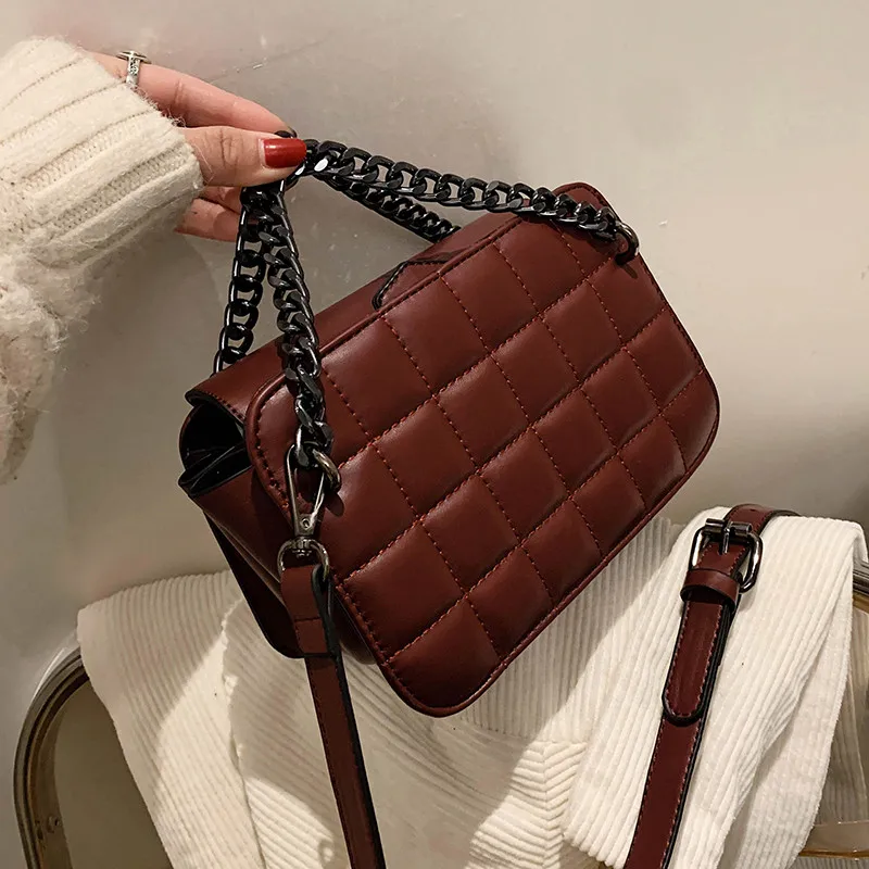 

Cube Designer Luxury Women's Famous Brand Small Crossbody Bags Female 2021 Fashion PU Leather Shoulder Handbags and Purses