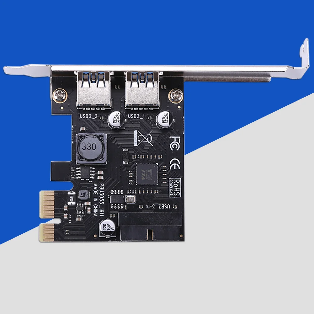 ssu 2 порта usb 30 pci e x1 плата расширения pci