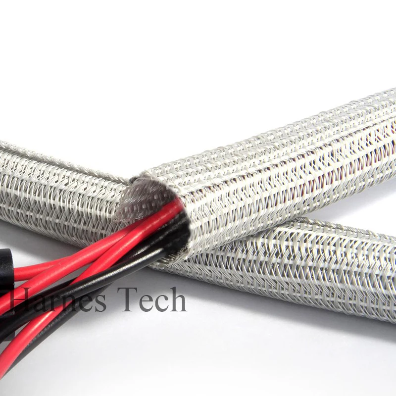 1-1/2'' ID:38mm Braided Sleeving Cable Wrap Split Loom Self closing cable wrap | Обустройство дома