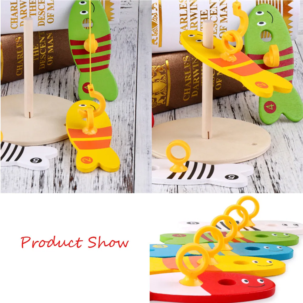 Рыболовное гнездо детская игра цифровая Рыбалка деревянные наборы для рыбалки