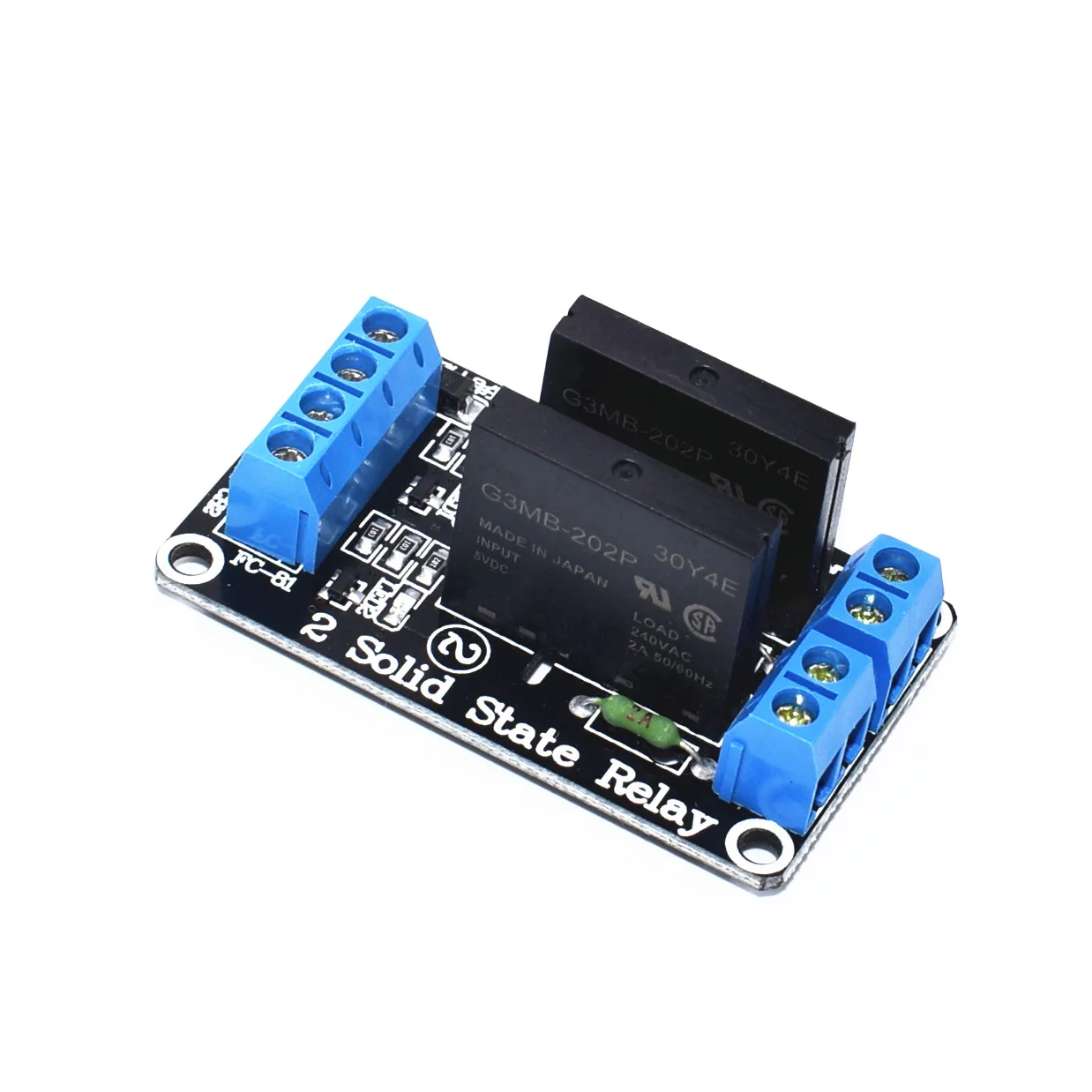 5 в 1 2 4 8 канальный SSR G3MB-202P твердотельный релейный модуль 240 В 2A выход с резистивный
