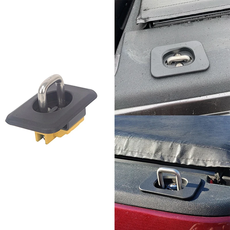

Tie Down Anchors Retractable Truck Bed Top Side D Ring for 1998-2014 F150 1999-2013 GM 1995-2008 RAM