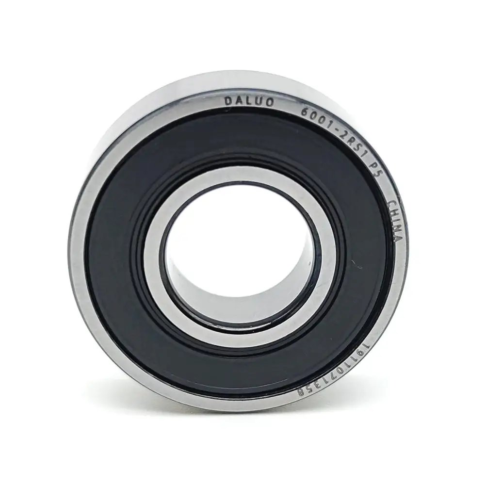 1 шт. 6001 2RS1 P5 12X28X8 DALUO подшипник 6001RS 2RS ABEC 5 однорядные радиальные шарикоподшипники
