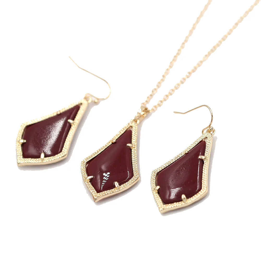 2020 суперсветильник кое однотонное 3D акриловое ожерелье в виде капли воды медное