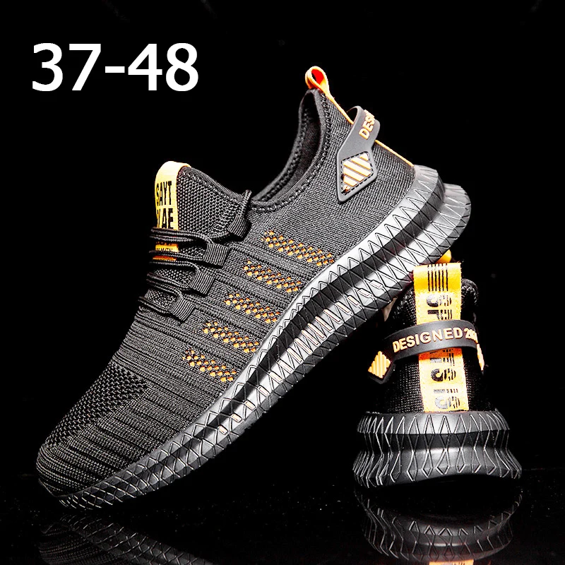 Damyuan Running Shoes Lightweight Breathable Man's Sport Shoes 48 Comfortable Fashion Men Sneakers 47 Large Size Casual Shoes
