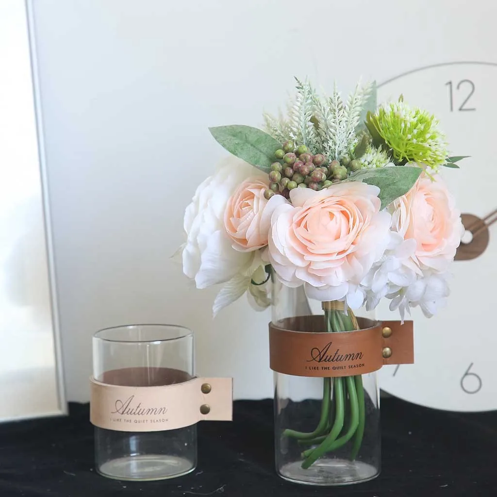 Artificial flower Roses artificial Peony Leaves Mix &amp match Bridal Bouquet Wedding Party decors sztuczne kwiaty drop ship | Дом и сад