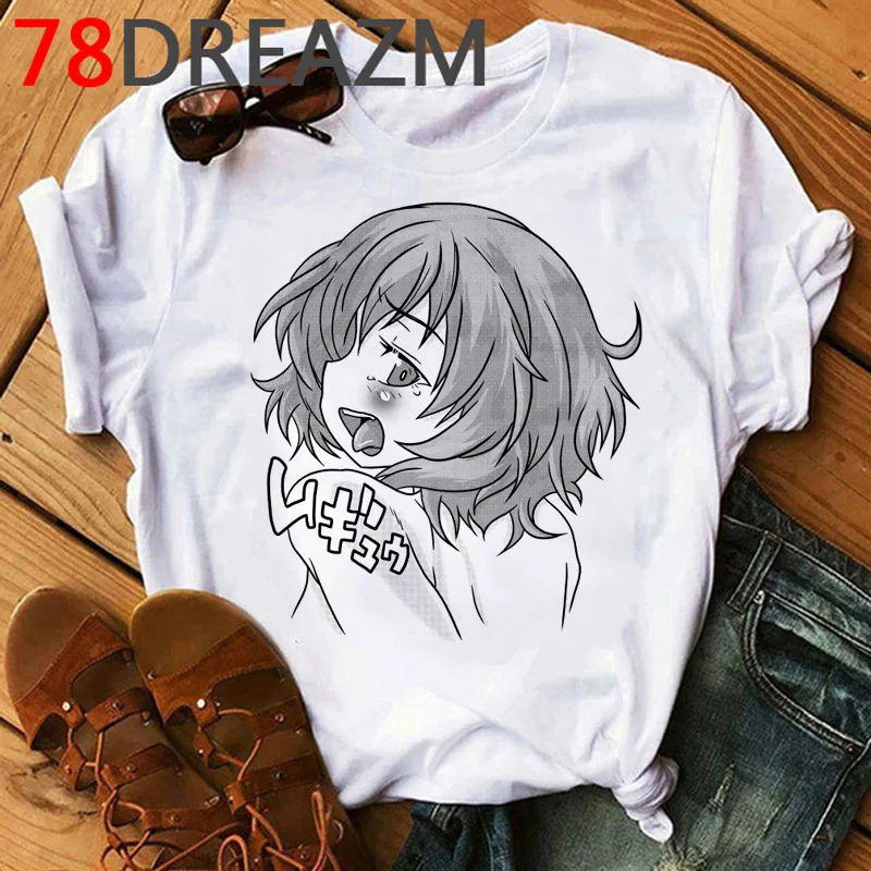 Футболка Senpai Ahegao женская с графическим принтом Hentai химико Тога Waifu рубашка в