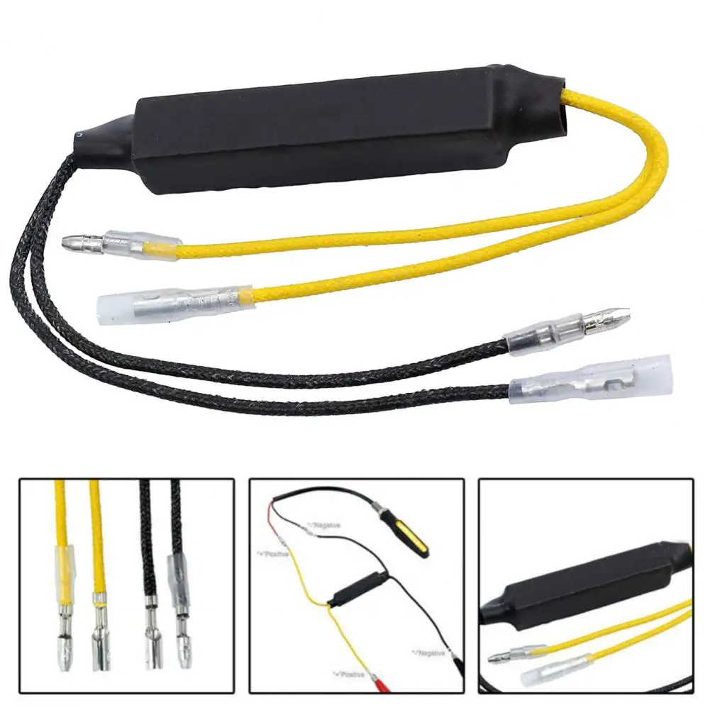 

2Pcs Motorcycle LED Decoder Universal Strong Stability Waterproof Motorbike Light Decoder