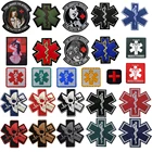 Медицинская резиновая 3D нашивка из ПВХ медицинская тактические бейджи врача с вышивкой крестом для рюкзак для одежды куртки