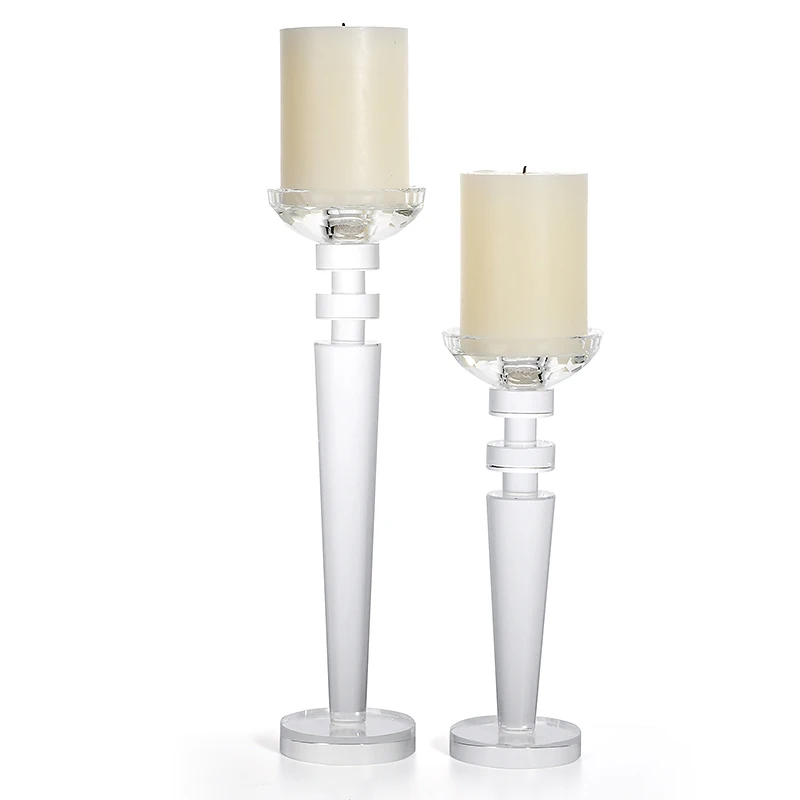 Свадебные украшения набор хрустальных подсвечников K9 из 2 нитей | Дом и сад