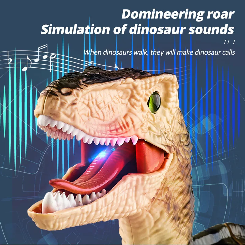 2 4G Φ Raptor Jurassic Remote Control динозавр RC электрическая прогулочная игрушка дракон для