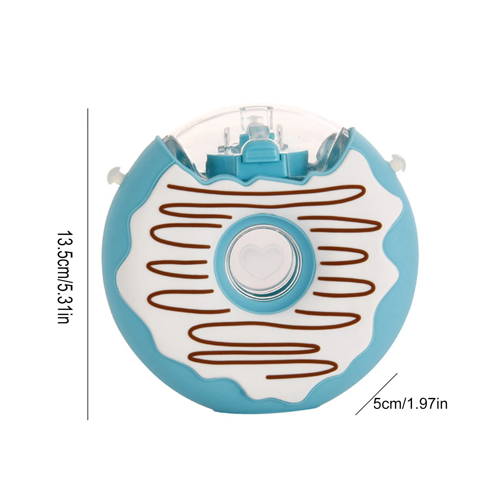 

Summer Swimming Donut Kettle Creative Round Kids Water Bottle With Straw Outdoor Anti Fall Portable Strap Plastic Water Cup