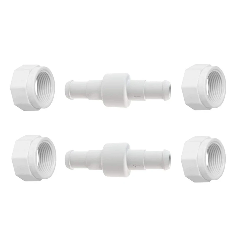 

Pool Cleaner Hose Swivel D20 and Hose Nut D15 Kit Replace for Zodiac Polaris 280 180 380 3900 Pool Cleaner (6 Pack)