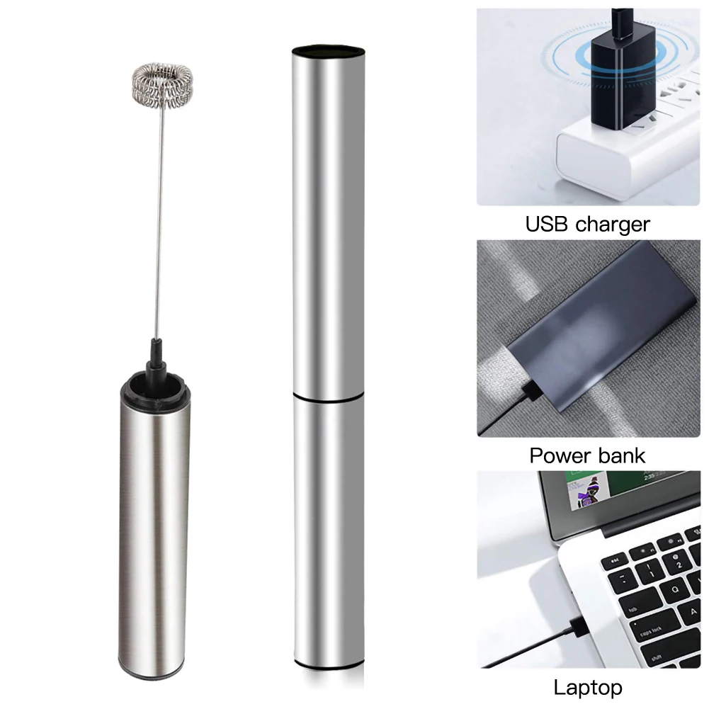 Пенообразователь для молока с зарядкой от USB портативный пенообразователь