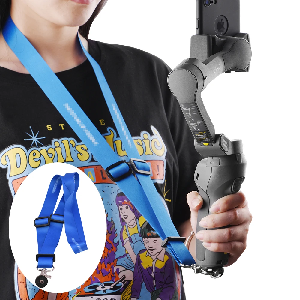 Регулируемый ремень на шею для DJI OM 4 OSMO Mobile 2 Zhiyun Smooth Mijia Feiyu Ручной