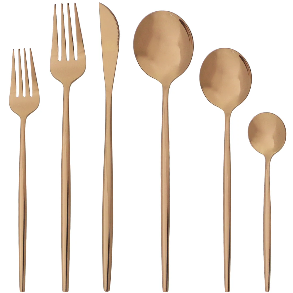 Столовая посуда из нержавеющей стали набор детской посуды Западный нож вилка