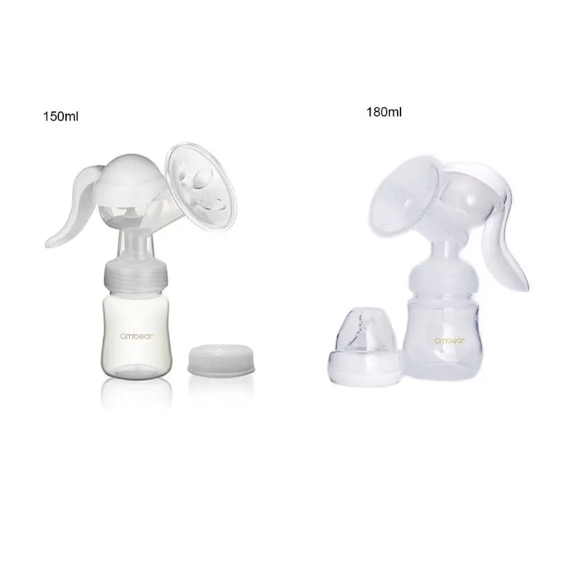 

J60B Manual Breast Pump Nursing Milk Maker Baby Nipple Suction Feeding Milk Bottles Maternal Supplies