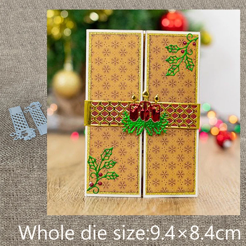 Новый дизайн ремесло металлическая высечка высечки свеча пряжка украшение для