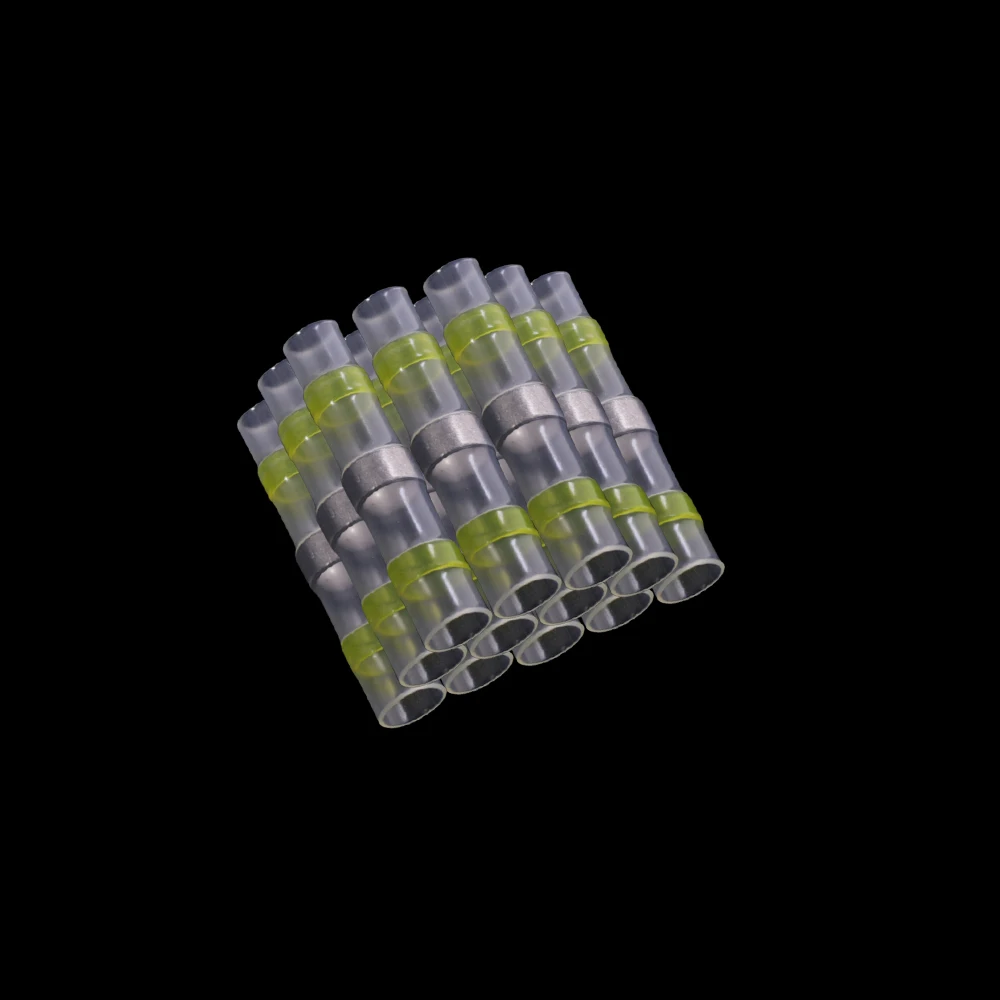 50 шт. Термоусадочные соединители для проводов клеммы припоя водонепроницаемые