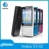 nokia x3 02 refurbished original nokia x3 02 3g mobile phone 5 0mp with russian keyboard 5 colors in stock refurbished