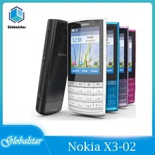 Nokia X3-02 refurbished Original Nokia X3-02 3G Mobile Phone 5.0MP with Russian Keyboard 5 Colors In Stock refurbished