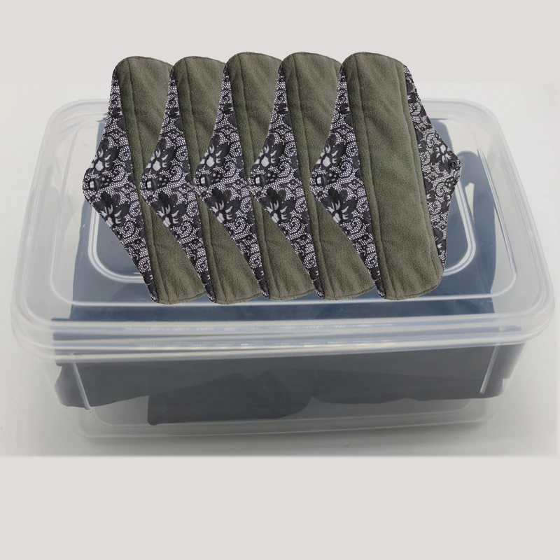 5 шт. бамбуковые прокладки для менструации|Товары женской гигиены| |