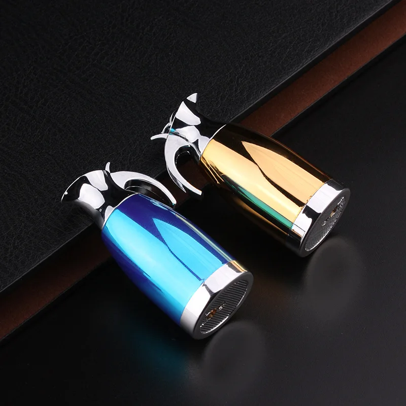 Чайник с открытым огнем странная Новинка крутая Зажигалка для сигарет ночной