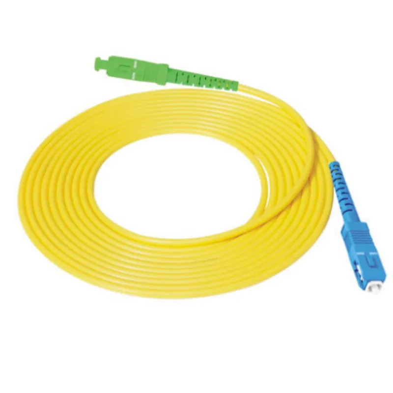 100 шт. оптоволоконный патч корд из ПВХ G652D с коннектором SC диаметром 2 0 мм 1