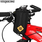 Водонепроницаемая сумка на руль велосипеда, передняя сумка для горного велосипеда, сумка для бутылки с водой, держатель для велосипедного чайника, сумка на раму велосипеда